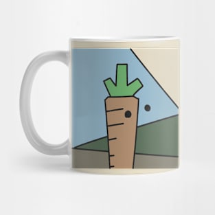 Abstract Carrot Mug